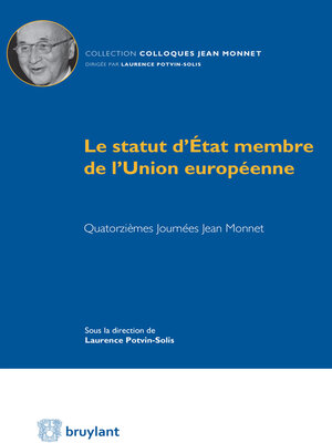 cover image of Le statut d'État membre de l'Union européenne